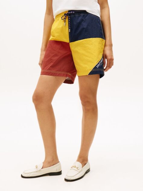 Multi Hilfiger Sailing Colour-Blocked Shorts  Unisex