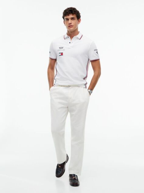 White TH x Cadillac Formula 1® Team Pérez 11 Polo Shirt  Unisex