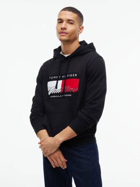 Μαύρο TH x Cadillac Formula 1® Team Hoody Με Σημαία  Unisex