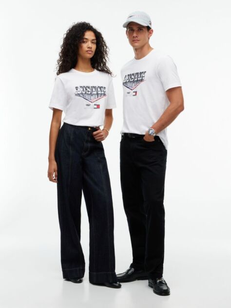 White TH x Cadillac Formula 1® Team Austin T-Shirt  Unisex