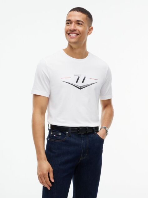 White TH x Cadillac Formula 1® Team Bottas 77 T-Shirt  Unisex