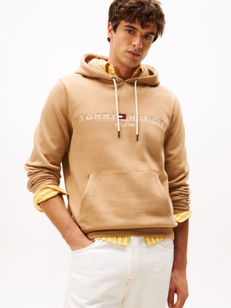 Καφέ Flex Hoody Με Λογότυπο  Άνδρες