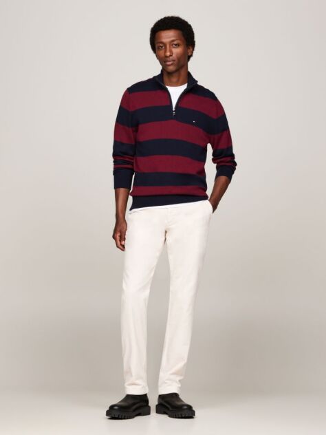 White Denton Garment Dyed Corduroy Chinos  Men