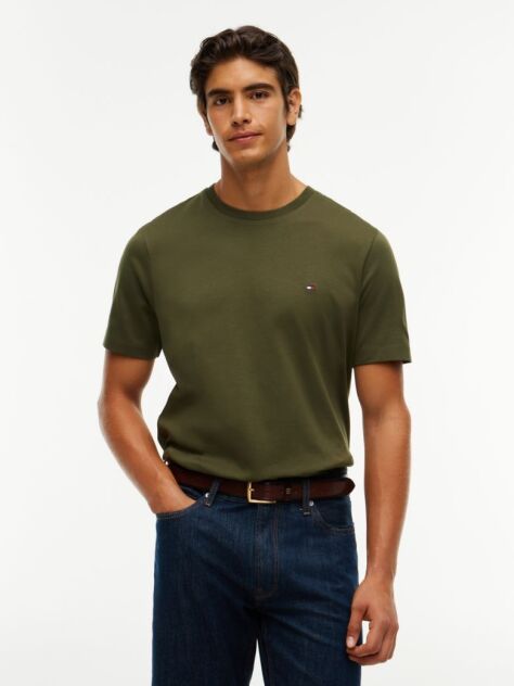 Green Interlock Knit T-Shirt  Men