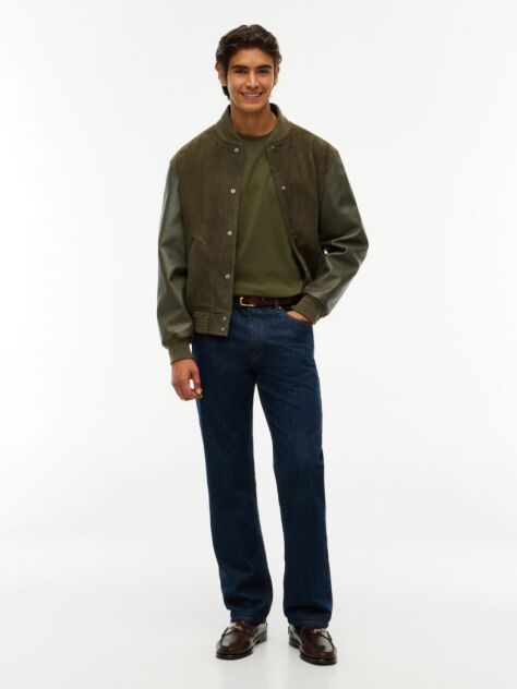 Green Interlock Knit T-Shirt  Men
