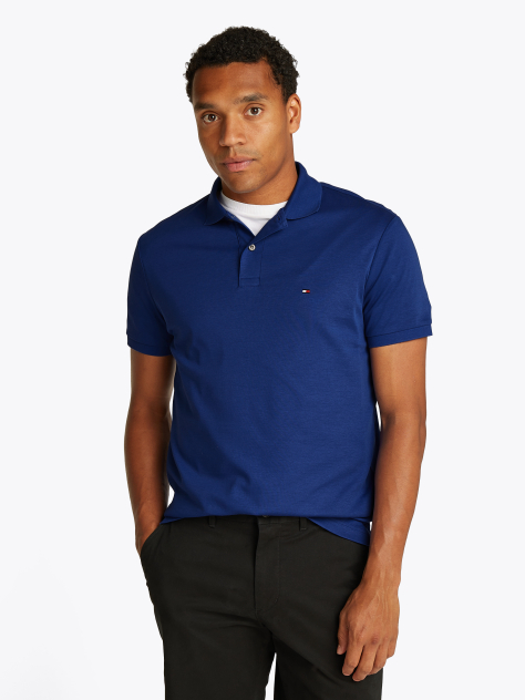 Blue Regular Fit Polo Shirt  Men