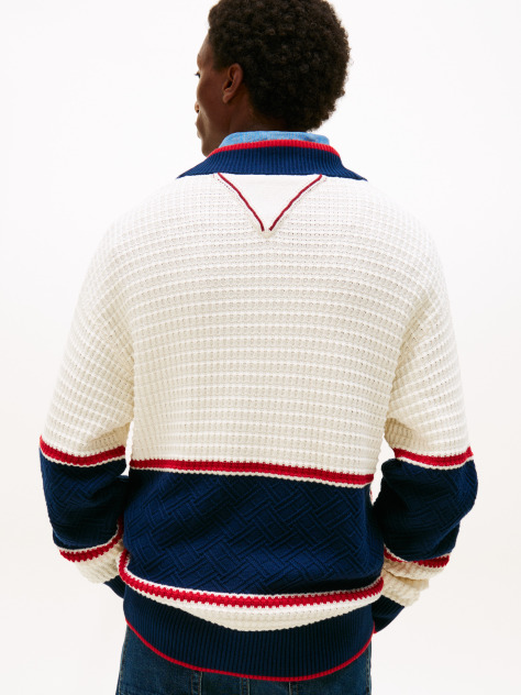 Multi Άνετη Ζακέτα Letterman Με Colour-Blocked Σχέδιο  Άνδρες