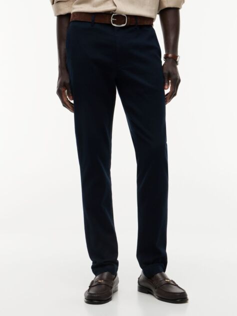 Blue 1985 Bleecker Slim Twill Chinos  Men