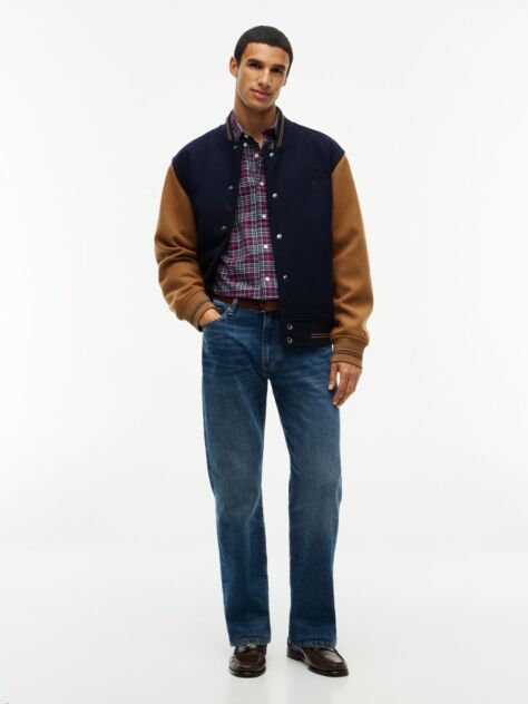 Multi Relaxed Fit Tartan Check Oxford Shirt  Men