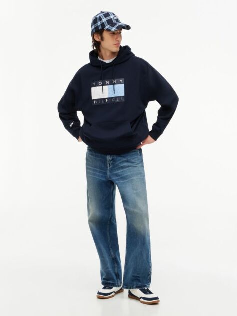 Μπλε Tommy Hilfiger x FRGMT Άνετο Hoody  Άνδρες