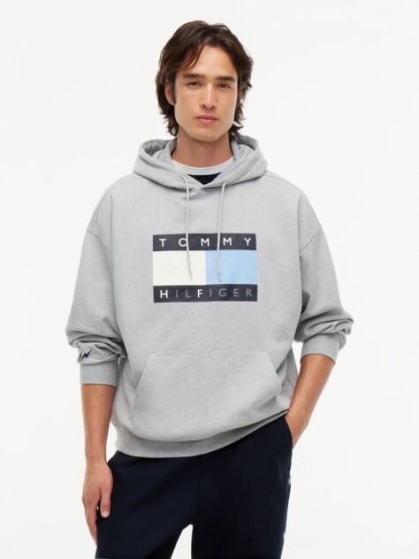 Γκρι Tommy Hilfiger x FRGMT Άνετο Hoody  Άνδρες