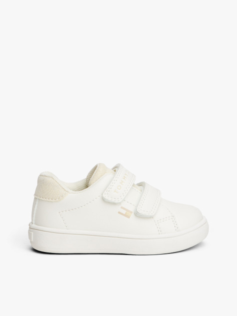 Άσπρο Sneakers Με Velcro Και Γκλίτερ  Κορίτσια