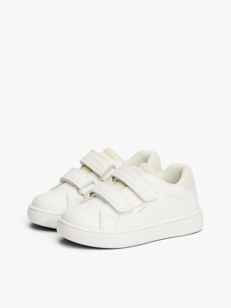 Άσπρο Sneakers Με Velcro Και Γκλίτερ  Κορίτσια