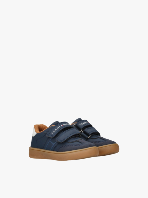 Μπλε Sneakers Με Χαμηλό Κόψιμο & Velcro  Παιδί Unisex