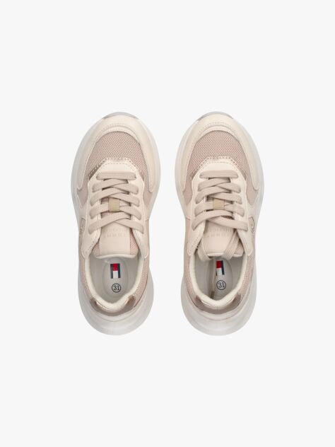 Άσπρο Δετά Sneakers Με Μονόγραμμα TH  Κορίτσια