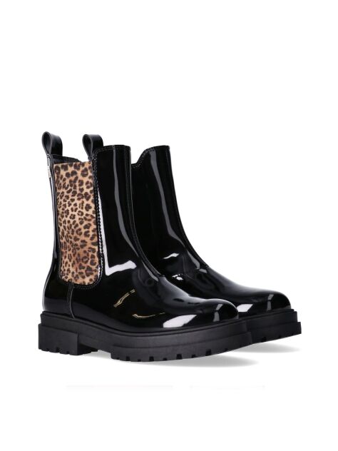 Black TH Monogram Brushed Cleat Boots  Girls