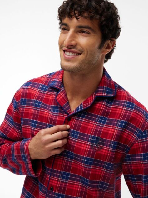 Multi TH Original Flannel Άνετο Σετ Πιτζάμας Σε Συσκευασία Δώρου  Άνδρες