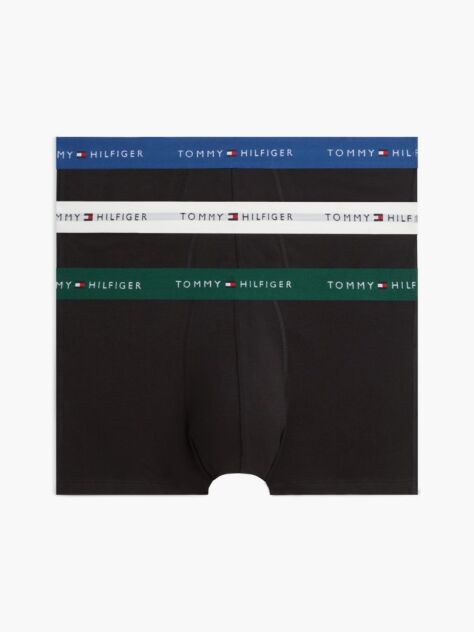 Multi 3-Pack Signature Repeat Logo Waistband Trunks  Men