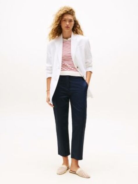 Μπλε Slim Παντελόνι Chinos  Γυναίκες