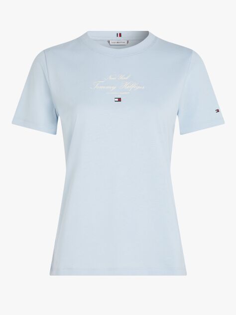 Μπλε T-Shirt Με Λογότυπο  Γυναίκες