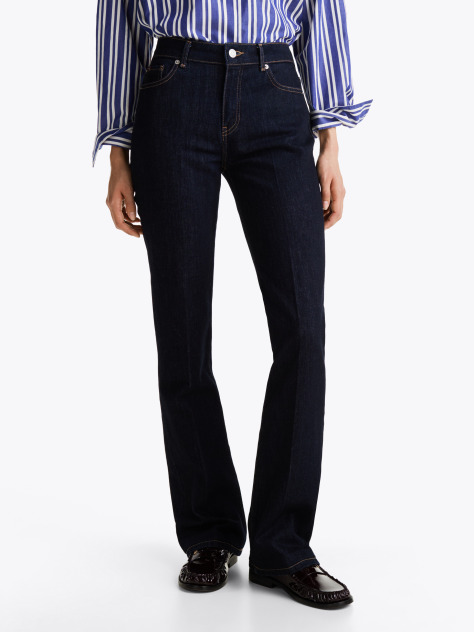 Μπλε Bootcut Τζιν Με Κανονική Μέση  Γυναίκες