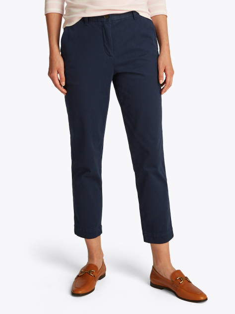Μπλε Slim Παντελόνι Chinos  Γυναίκες