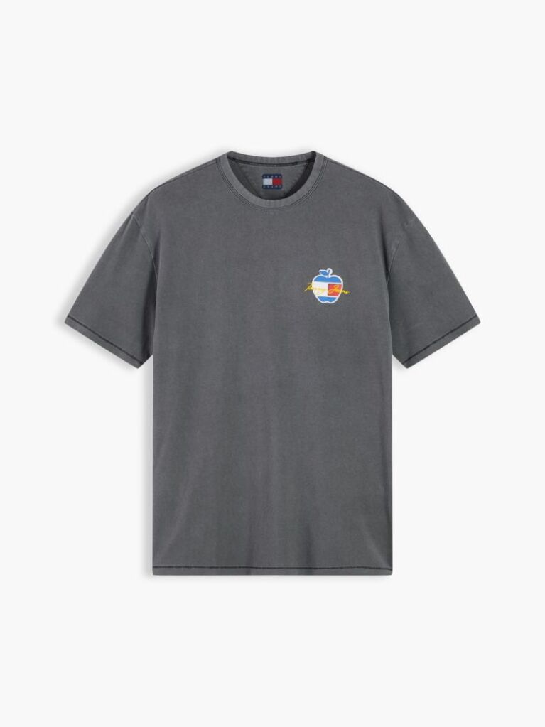 Μαύρο Άνετο T-Shirt Με Πίσω Signature Σχέδιο  Άνδρες
