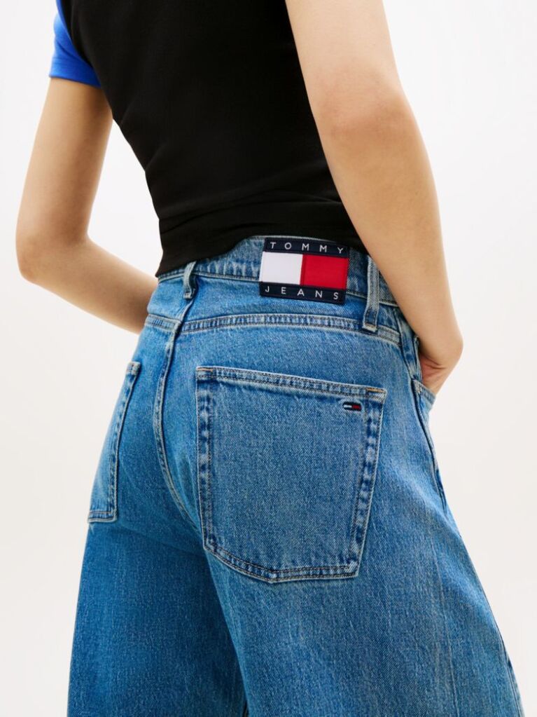 Denim Barrel Τζιν Με Κανονική Μέση Και Διακοσμητική Ραφή  Γυναίκες