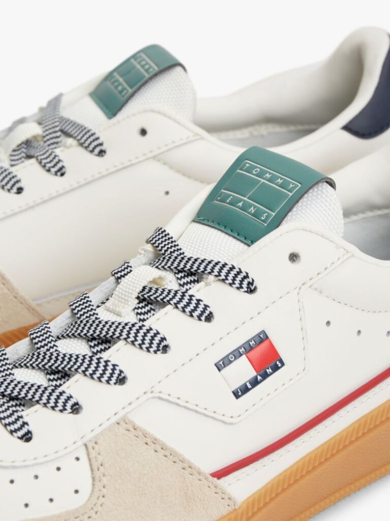 Άσπρο The Greenwich Δερμάτινα Sneakers Με Λογότυπο  Άνδρες