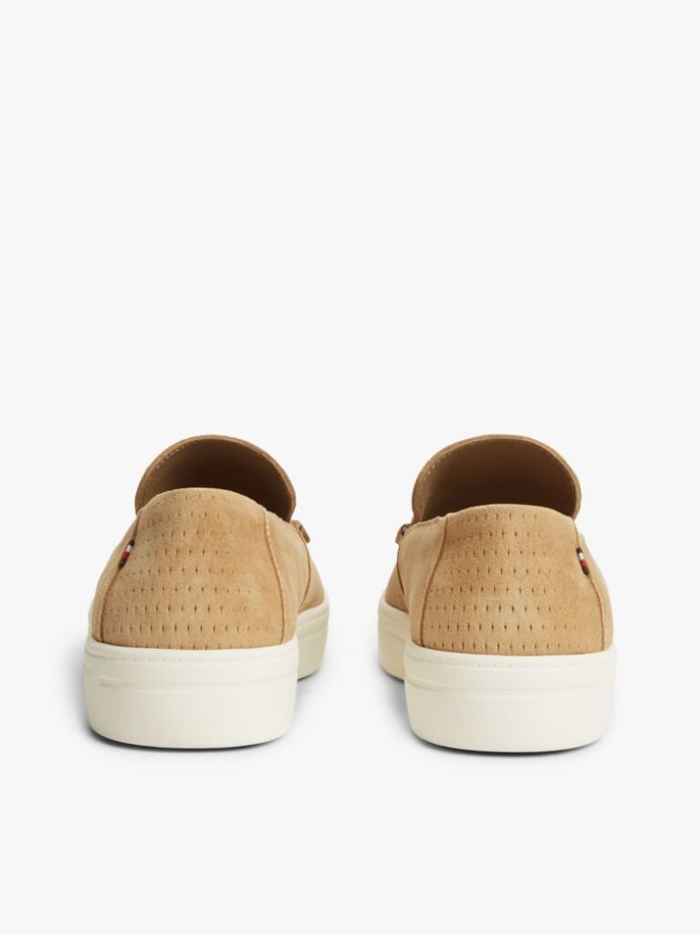 Beige Lightweight Suede Loafers  Men