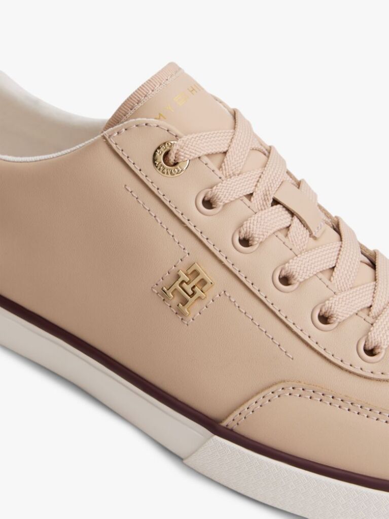 Ροζ Δερμάτινα Δετά Sneakers Με Μονόγραμμα  Γυναίκες