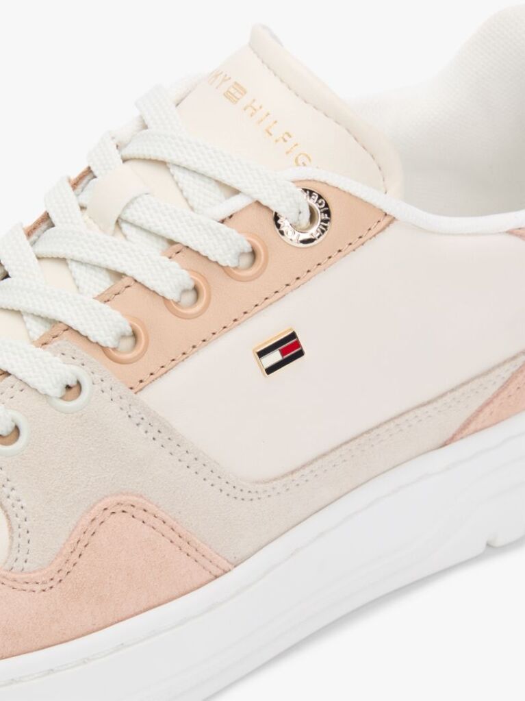 Multi Δερμάτινα Sneakers Με Σημαιάκι  Γυναίκες