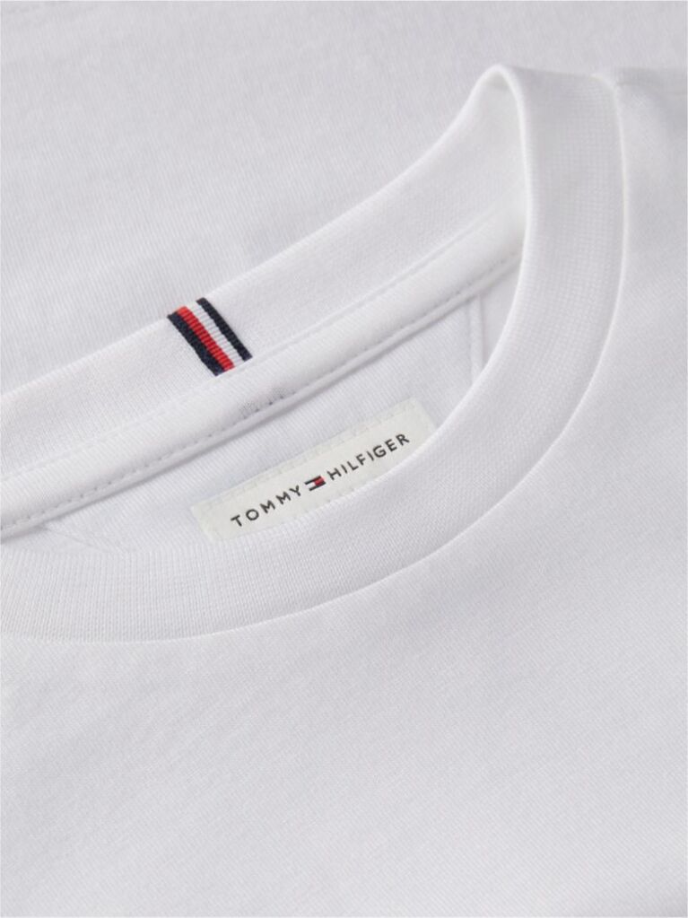 White Heart Logo Slim Long Sleeve T-Shirt  Girls