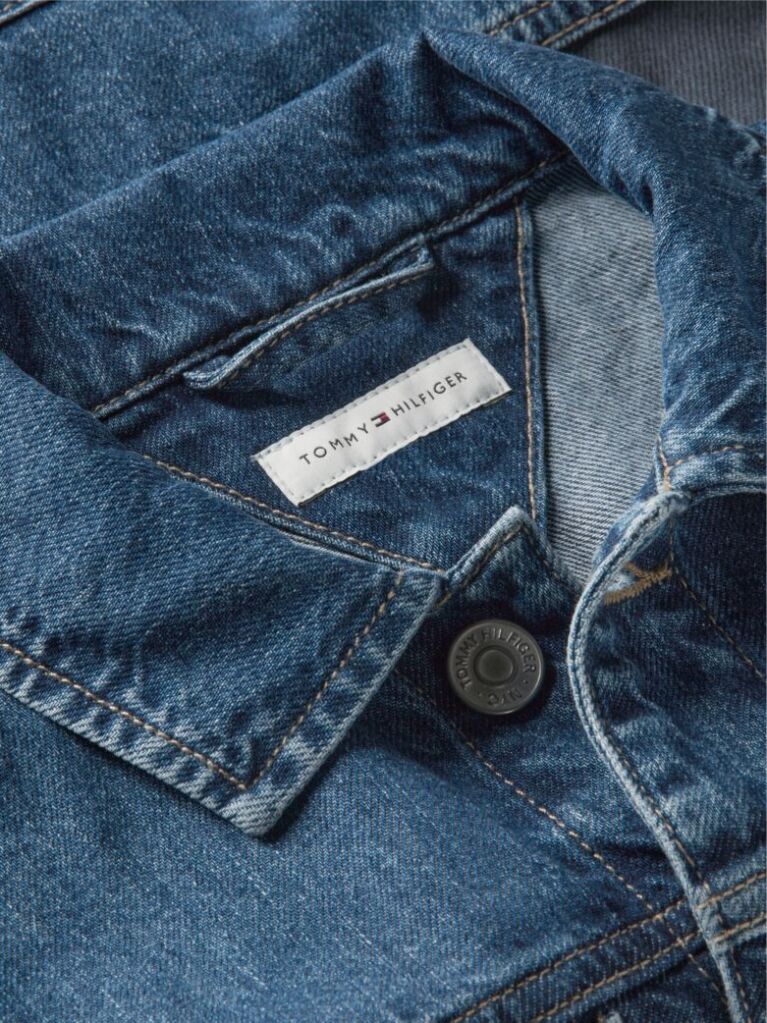 Denim Denim Trucker Τζάκετ Με Πίσω Σημαία  Παιδί Unisex