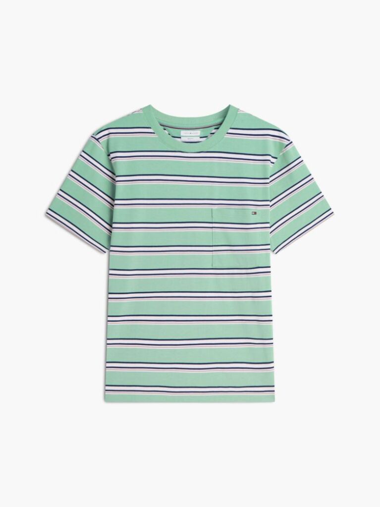 Multi Άνετο T-Shirt Με Ριγέ Σχέδιο  Άνδρες