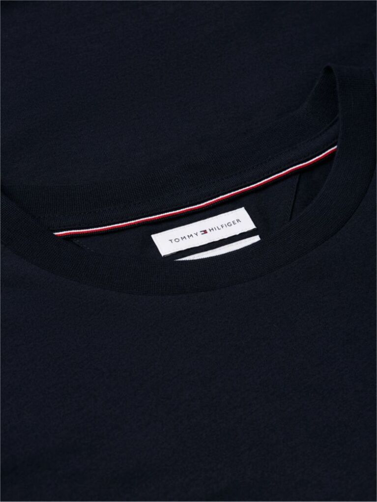 Μπλε T-Shirt Με Λογότυπο Και Κλασική Λαιμόκοψη  Άνδρες