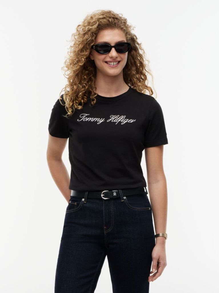 Black Logo T-Shirt  Women