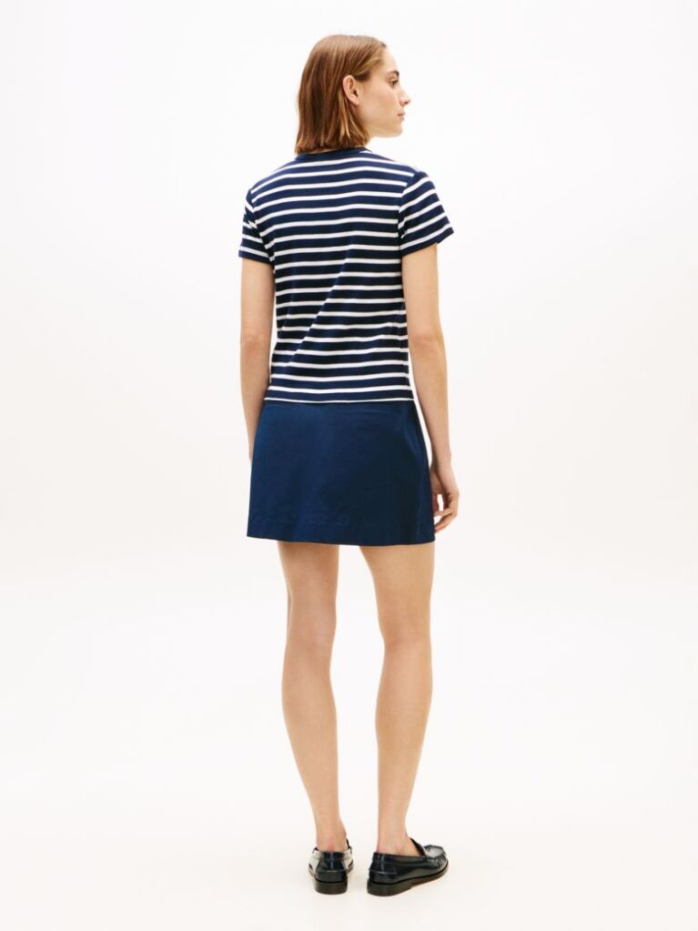 Multi Slim T-Shirt Με Χρυσά Κουμπιά  Γυναίκες