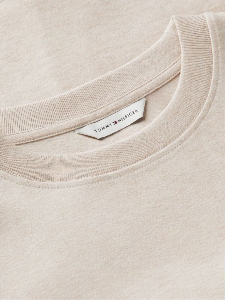 Μπεζ Boxy T-Shirt Με Πλέξη Interlock  Γυναίκες