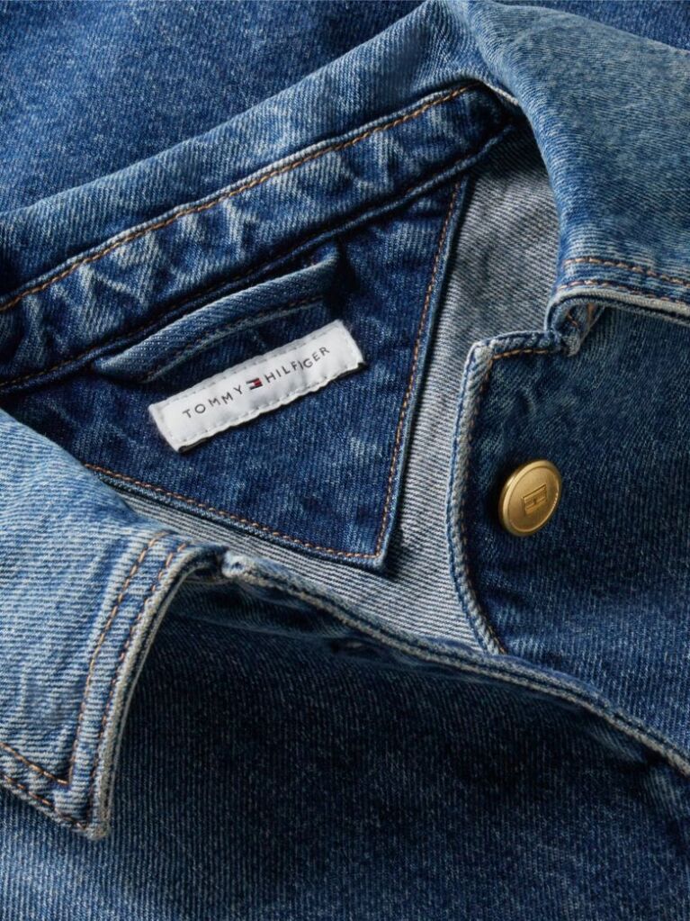 Blue Flag Horsebit Relaxed Denim Jacket  Women