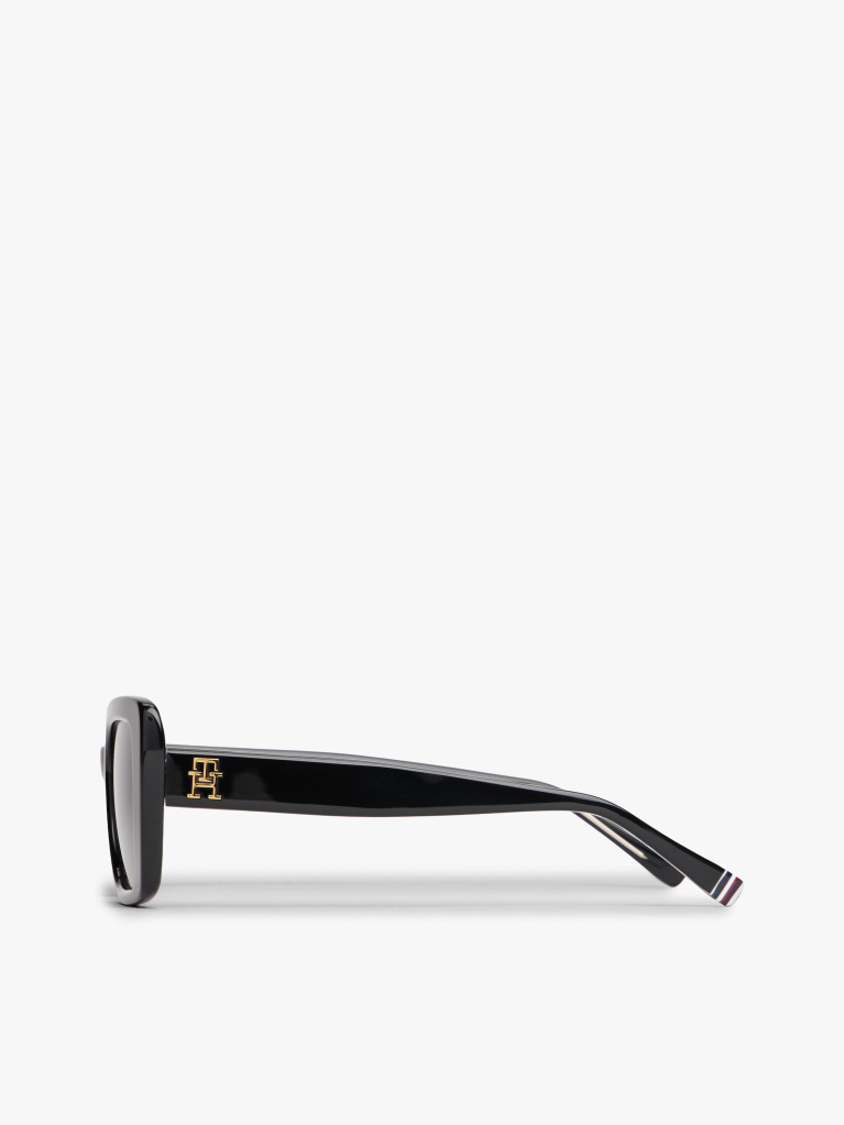 Μαύρο TH Monogram Γυαλιά Ηλίου Cat Eye Με Polarised Φακό  Γυναίκες