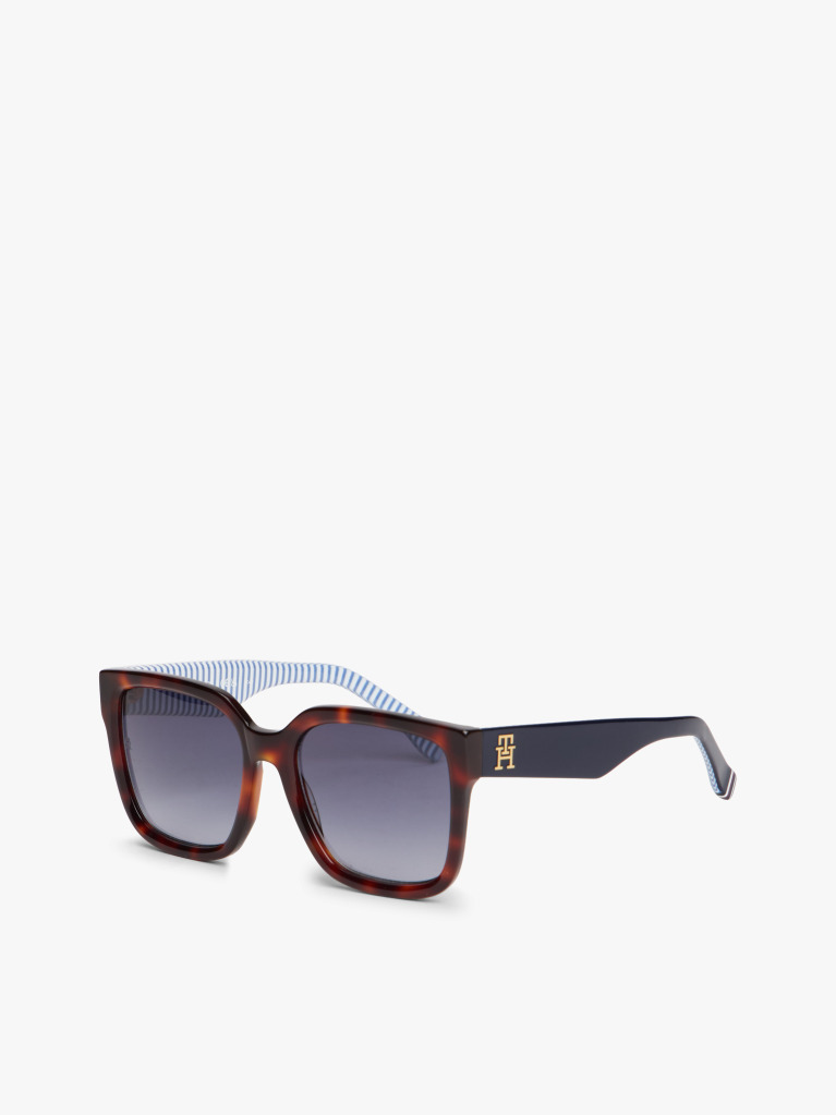 Καφέ TH Monogram Γυαλιά Ηλίου Τετράγωνα Με Polarised Φακό  Γυναίκες