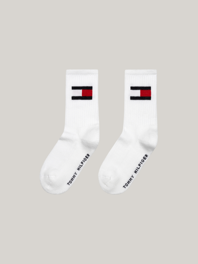 Άσπρο Tommy Hilfiger Κάλτσες 2 Ζεύγη  Παιδί Unisex