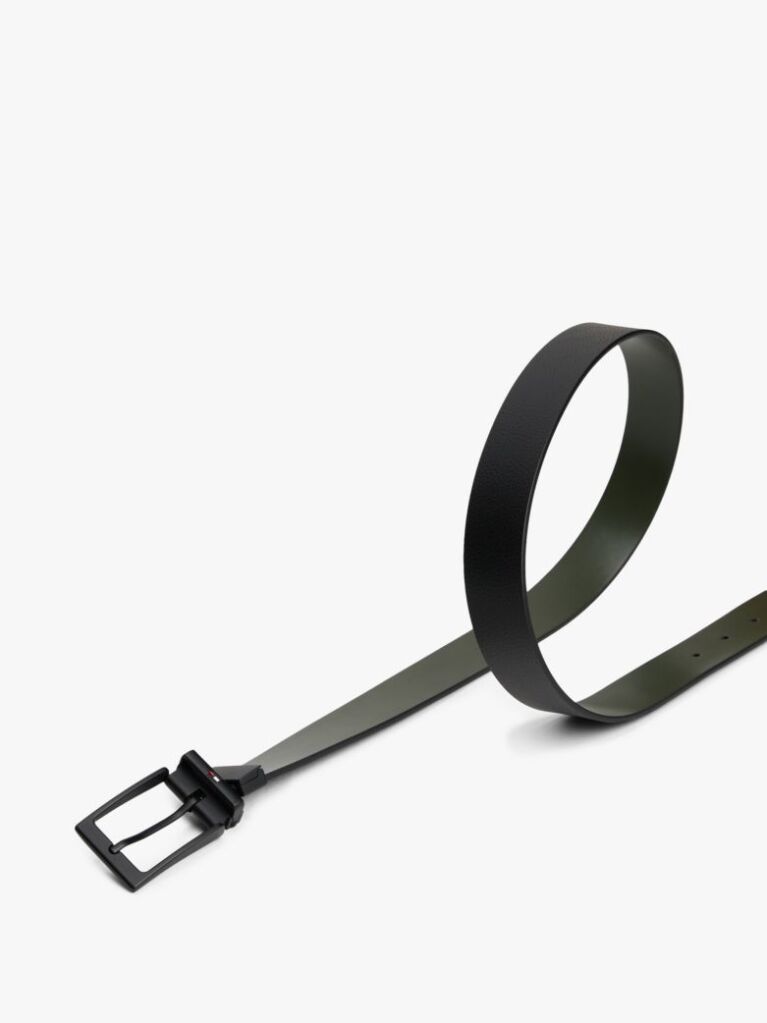 Black Leather Belt  Men