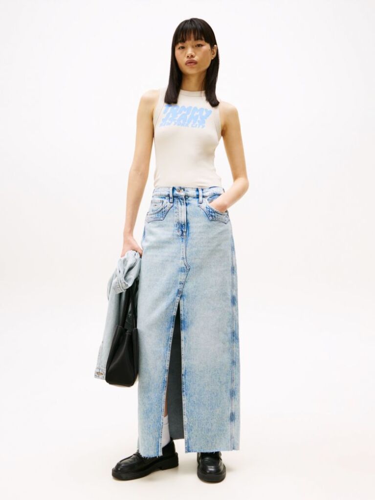Denim Claire Denim Μάξι Φούστα Σε Ίσια Γραμμή  Γυναίκες