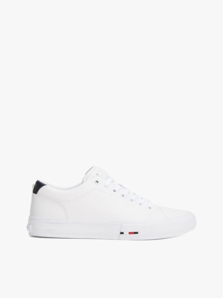 Multi Leather Logo Lace-Up Trainers  Men