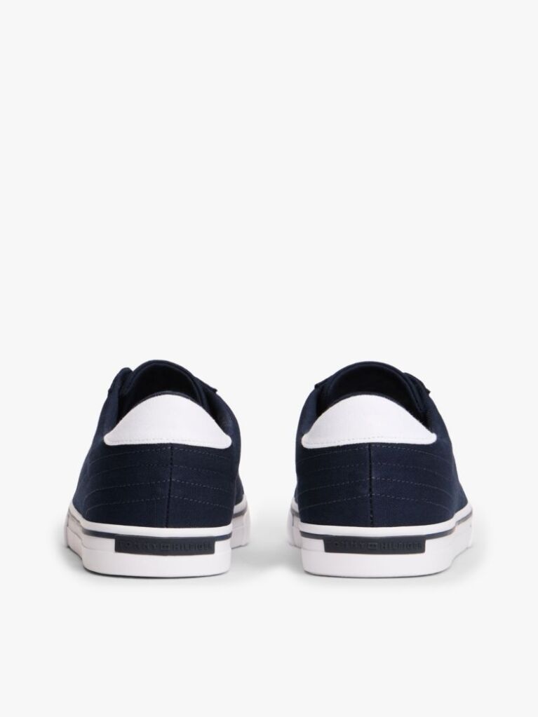 Μπλε Sneakers Από Canvas Με Ανάγλυφη Λεπτομέρεια  Άνδρες