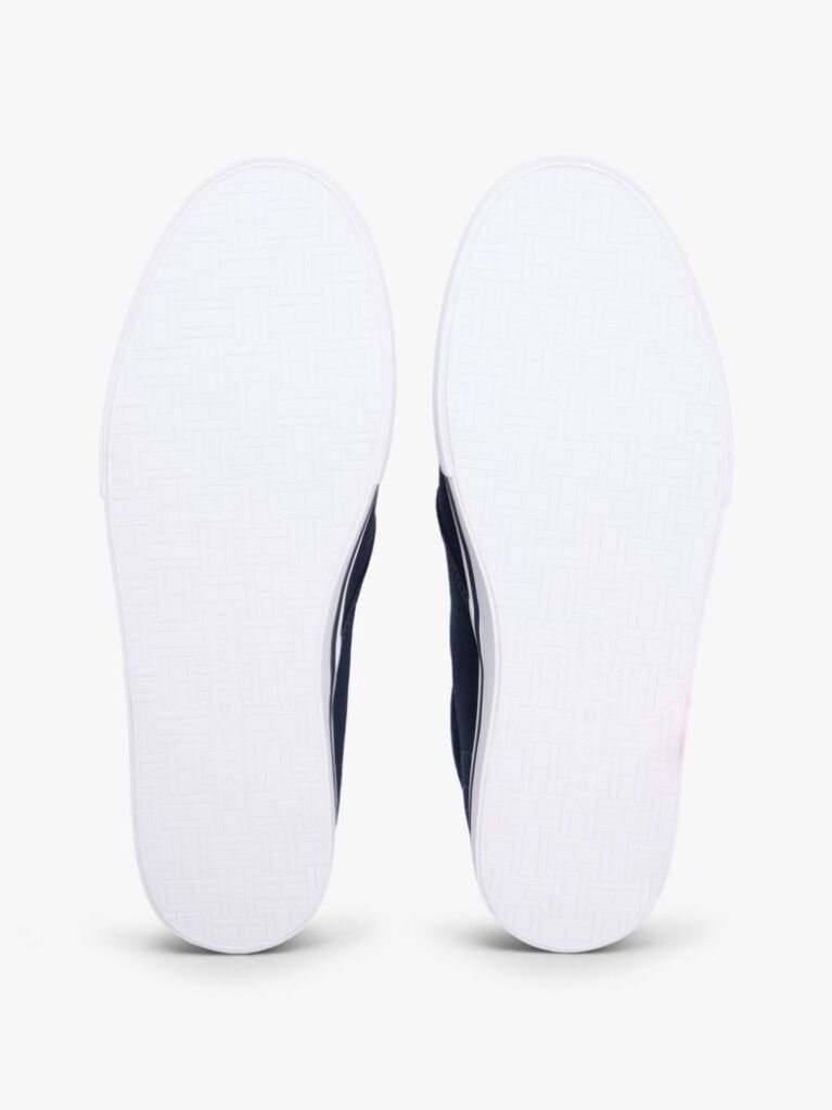 Μπλε Slip-On Sneakers Από Canvas  Άνδρες