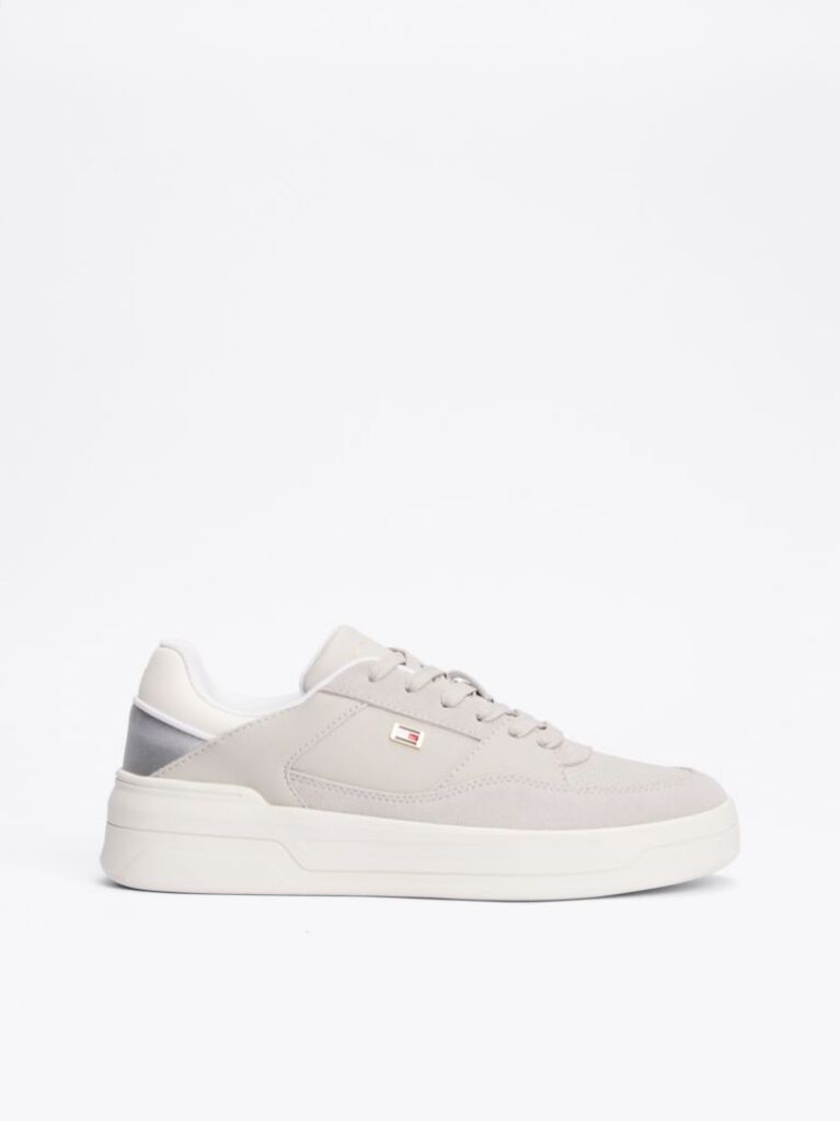 Γκρι Sneakers Με Μεταλιζέ Πάνελ  Γυναίκες