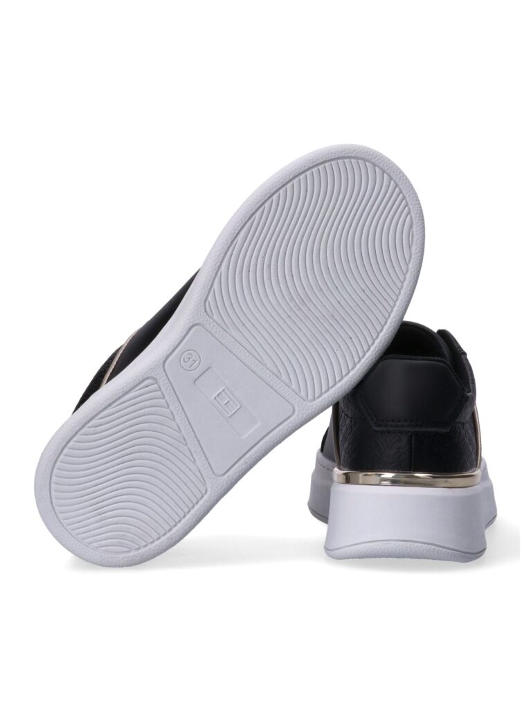 Μαύρο TH Monogram Δετά Sneakers  Κορίτσια